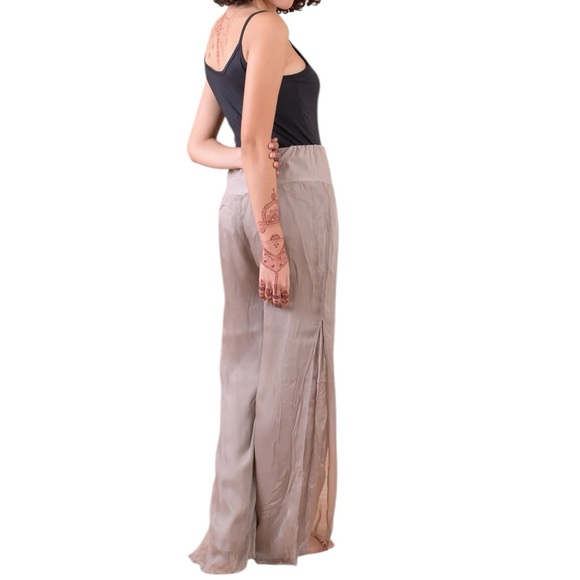 75. Boho champagne pants - Picture 3 of 3